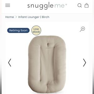 Snuggle Me Organic infant lounger